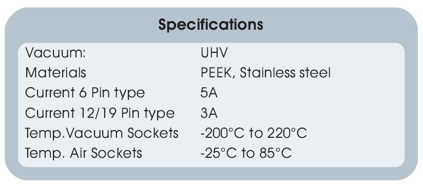 無外殼真空接頭參數