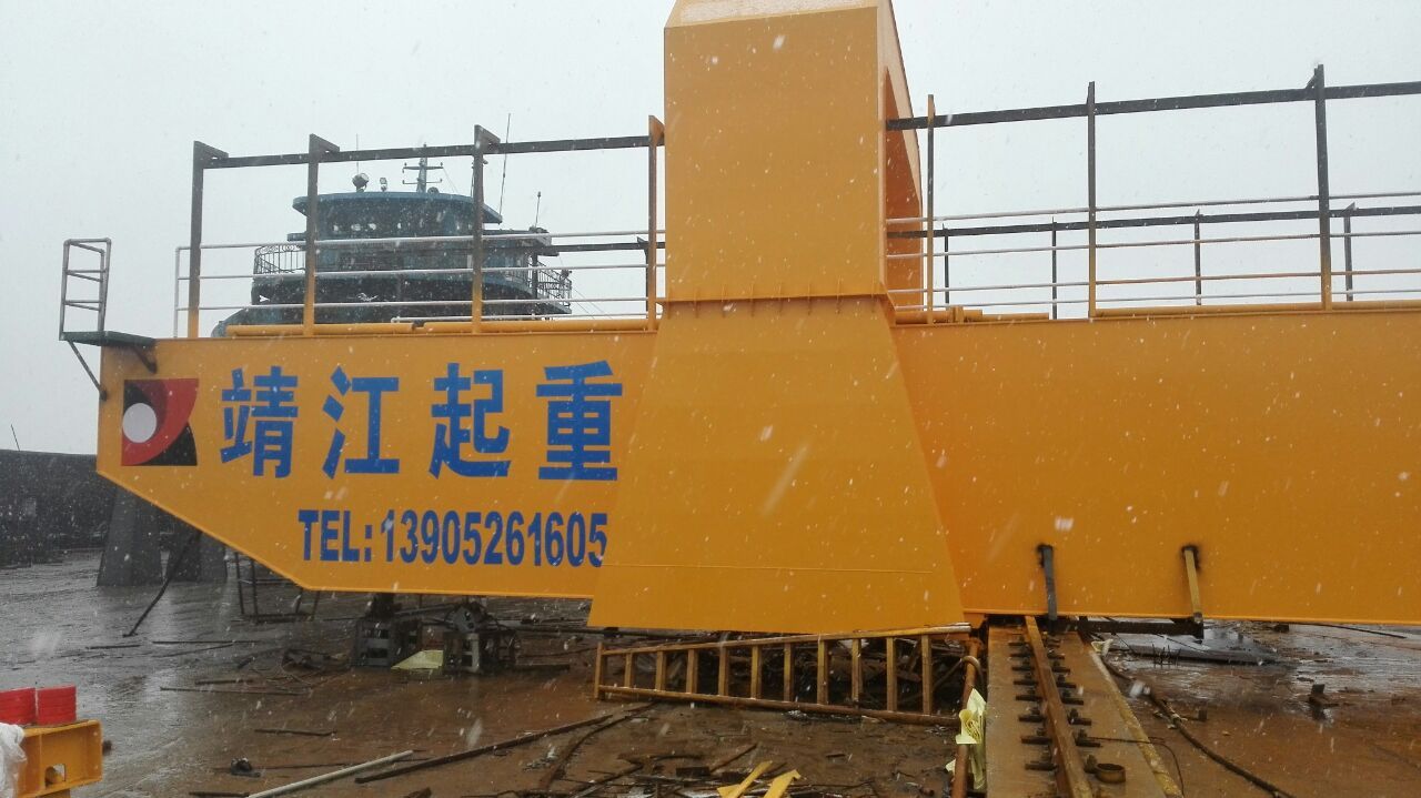 喜報：靖起100T船用門吊安裝完畢！